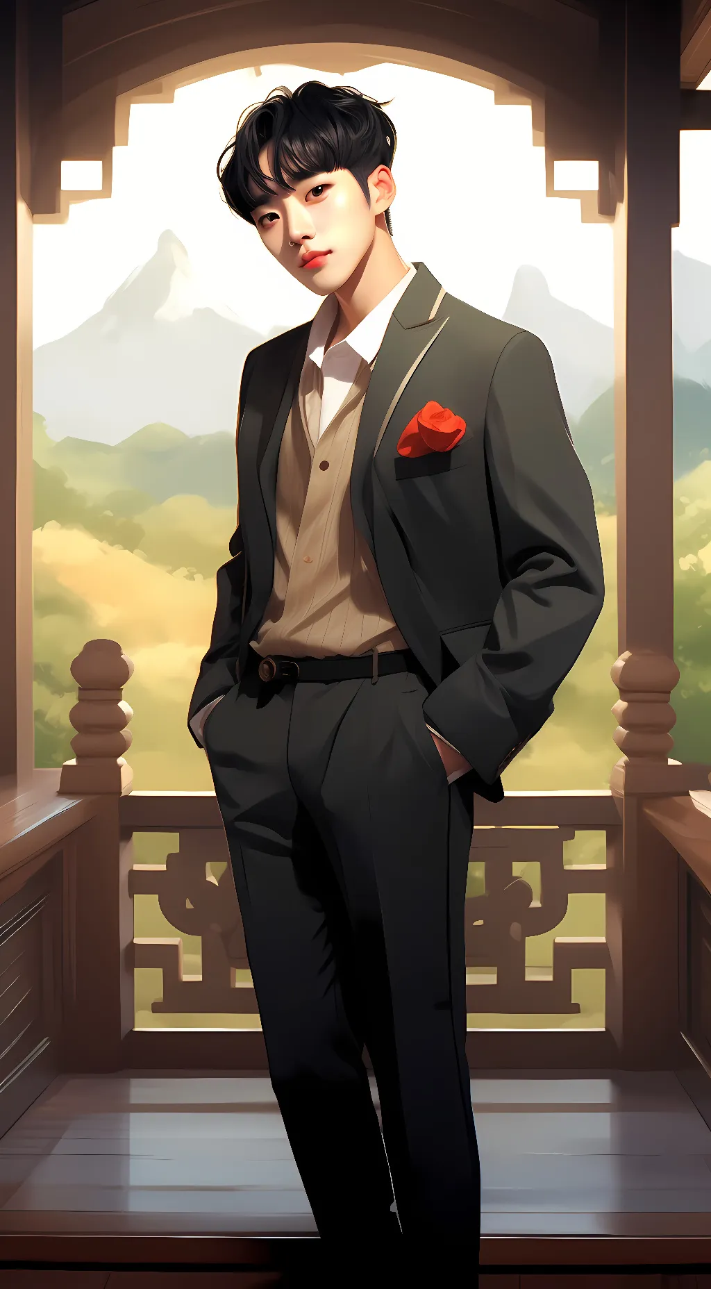 ai character: Zahong background