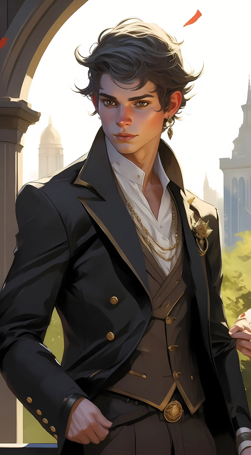 ai character: Peter Pan background