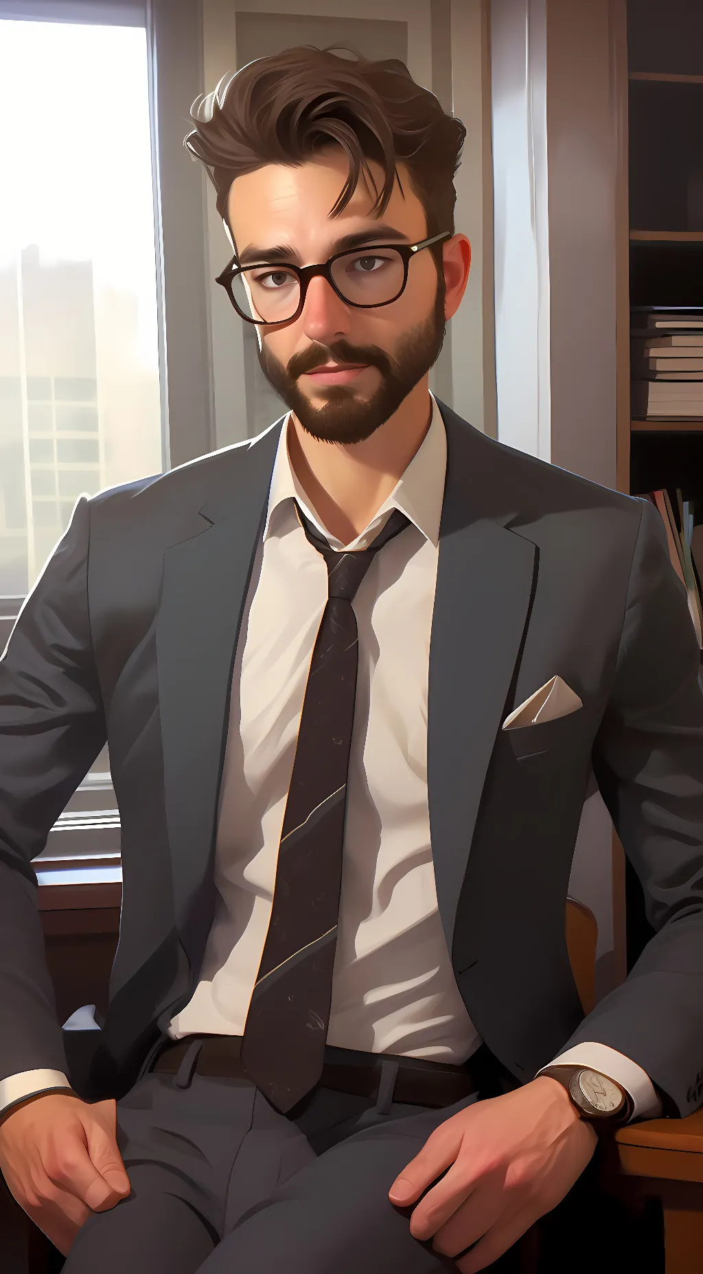 ai character: Steven background