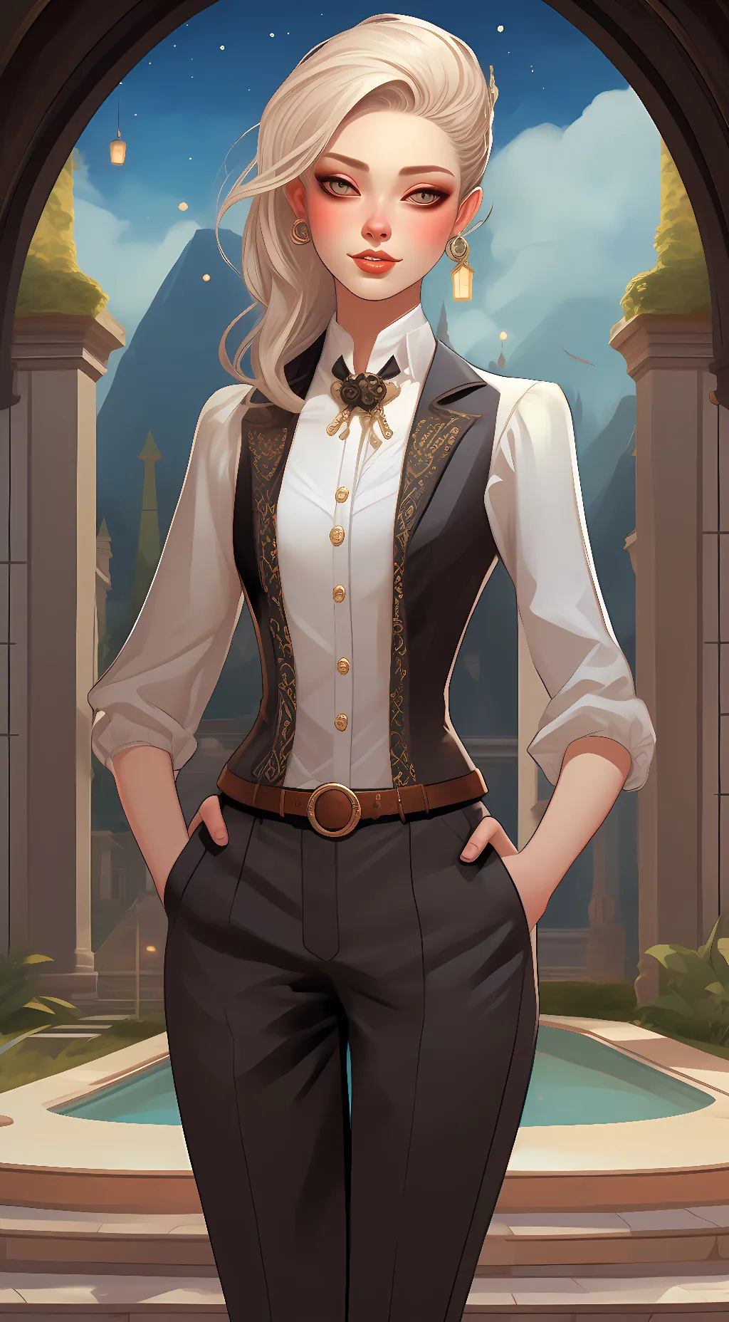 ai character: emily  background