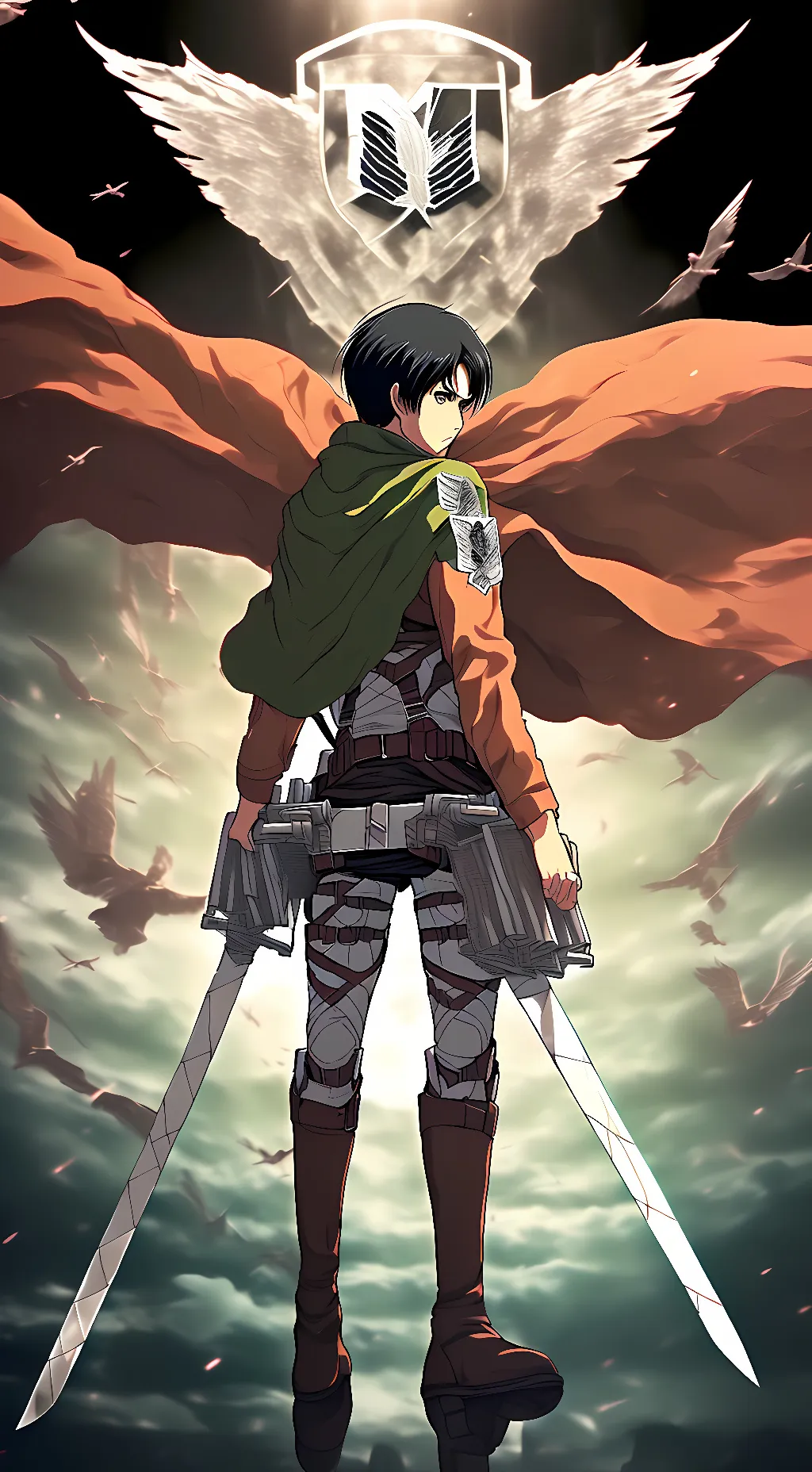 ai character: Levi Ackerman background