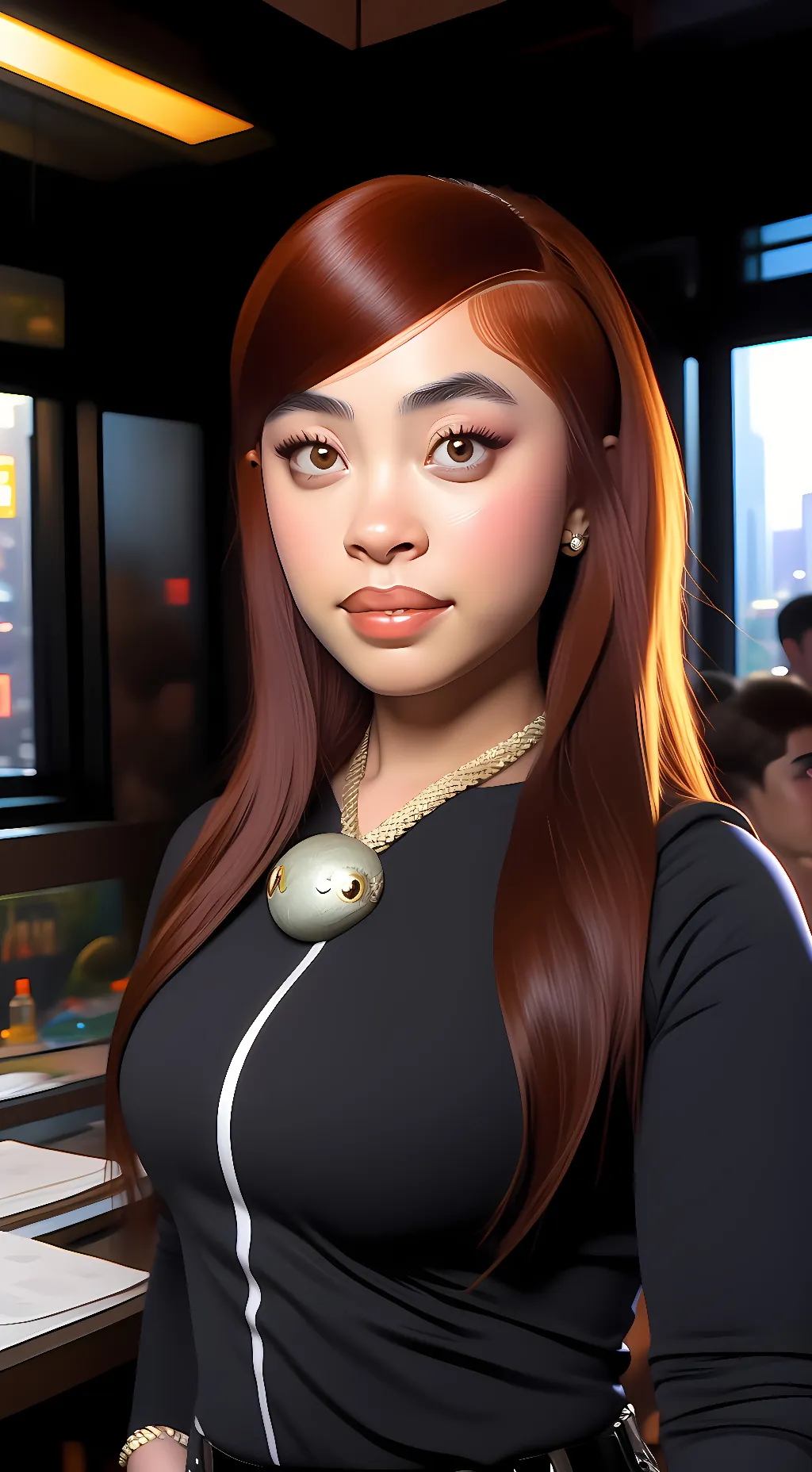 ai character: ice spice🧊🌶 background