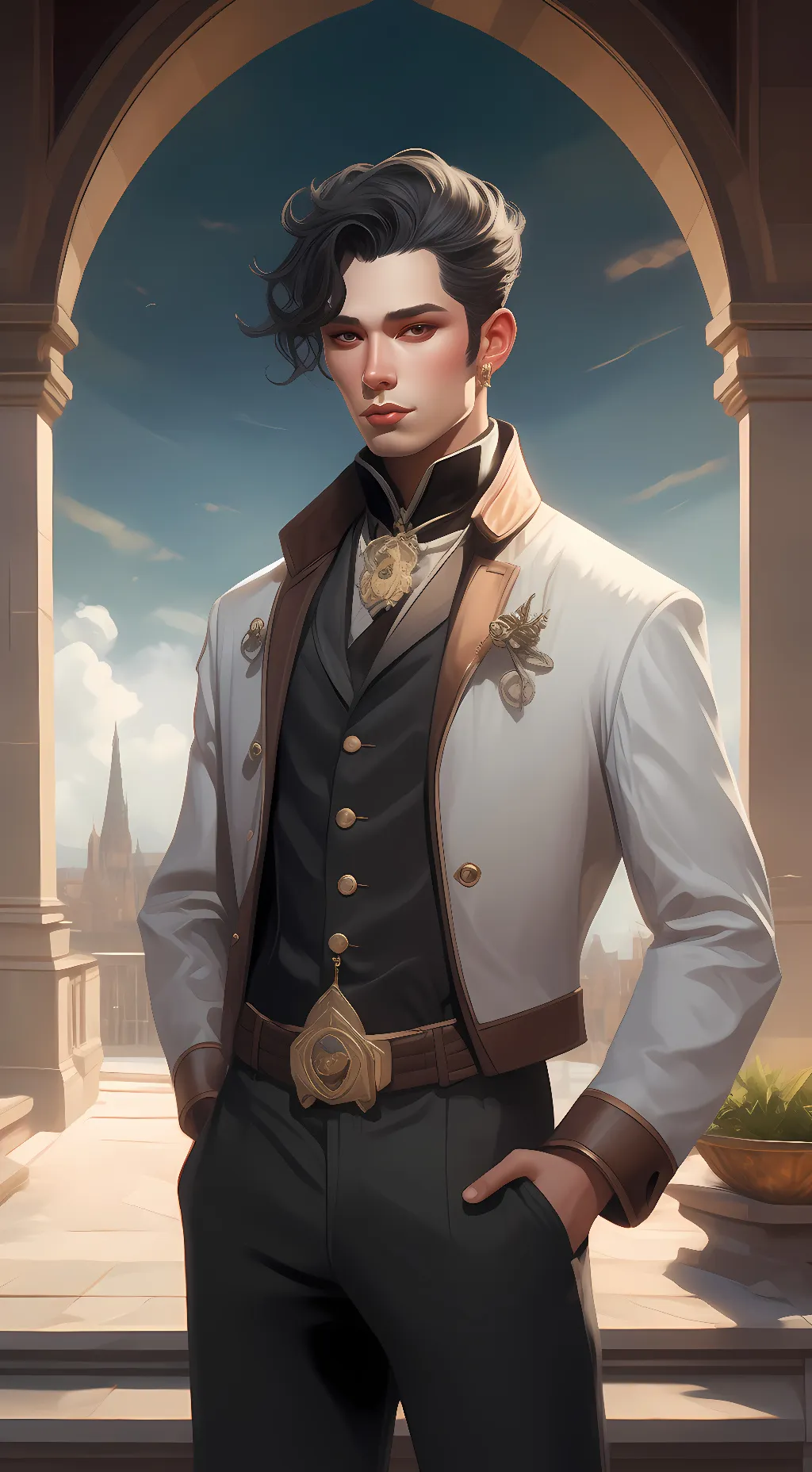 ai character: cop background