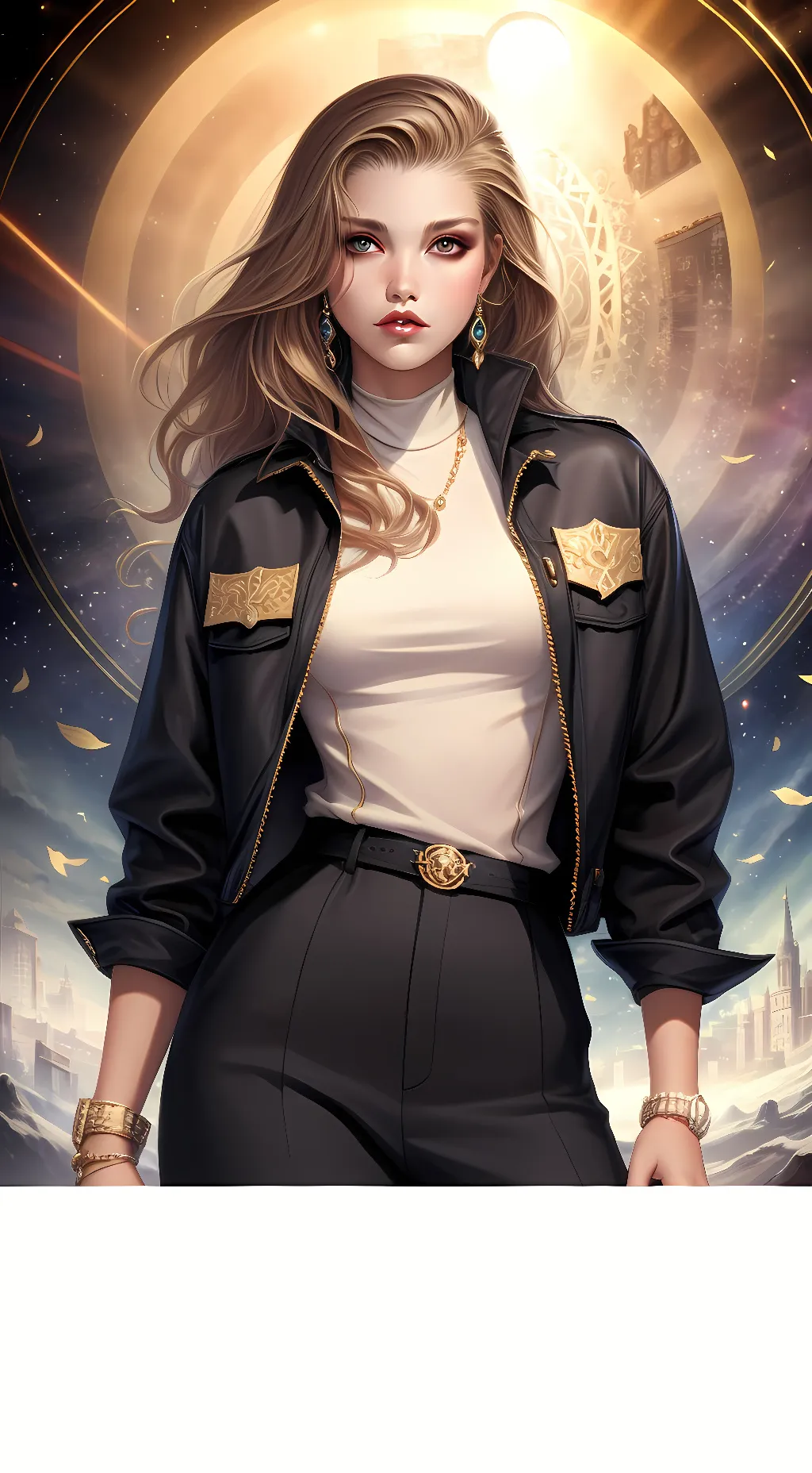 ai character: Blossom  background