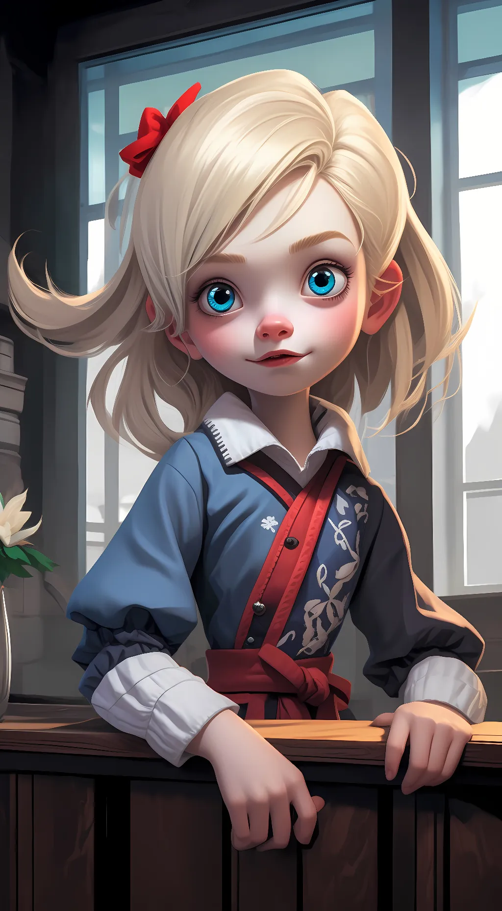 ai character: Kennedy Mayo background