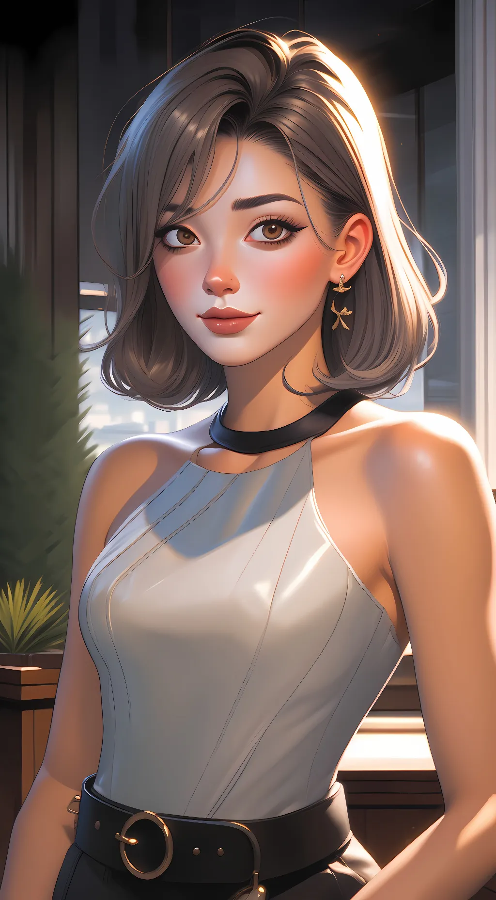 ai character: lily background