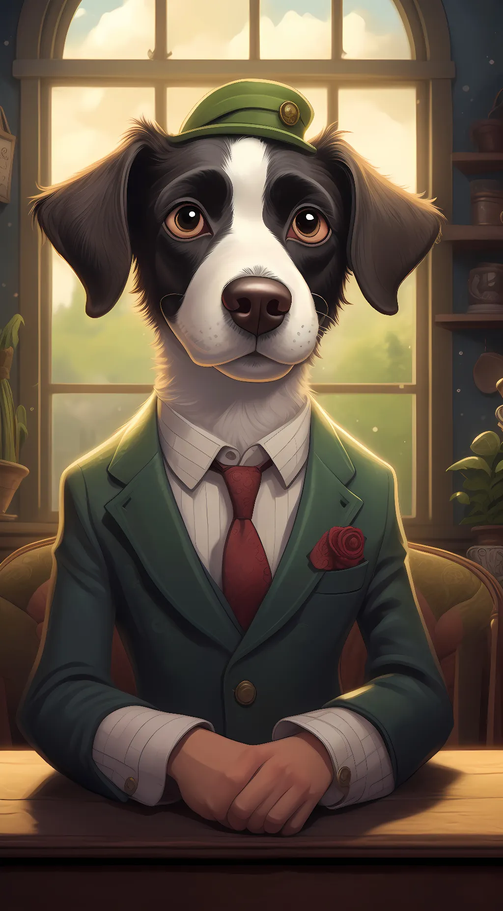 ai character: Mr.pickles background