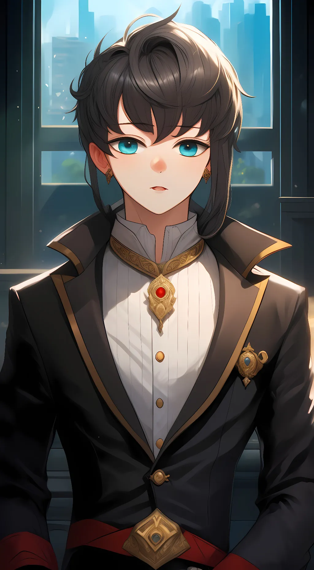 ai character: muichiro  background