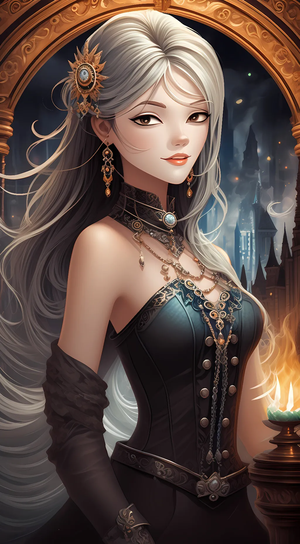 ai character: izzy🥵🥵 background