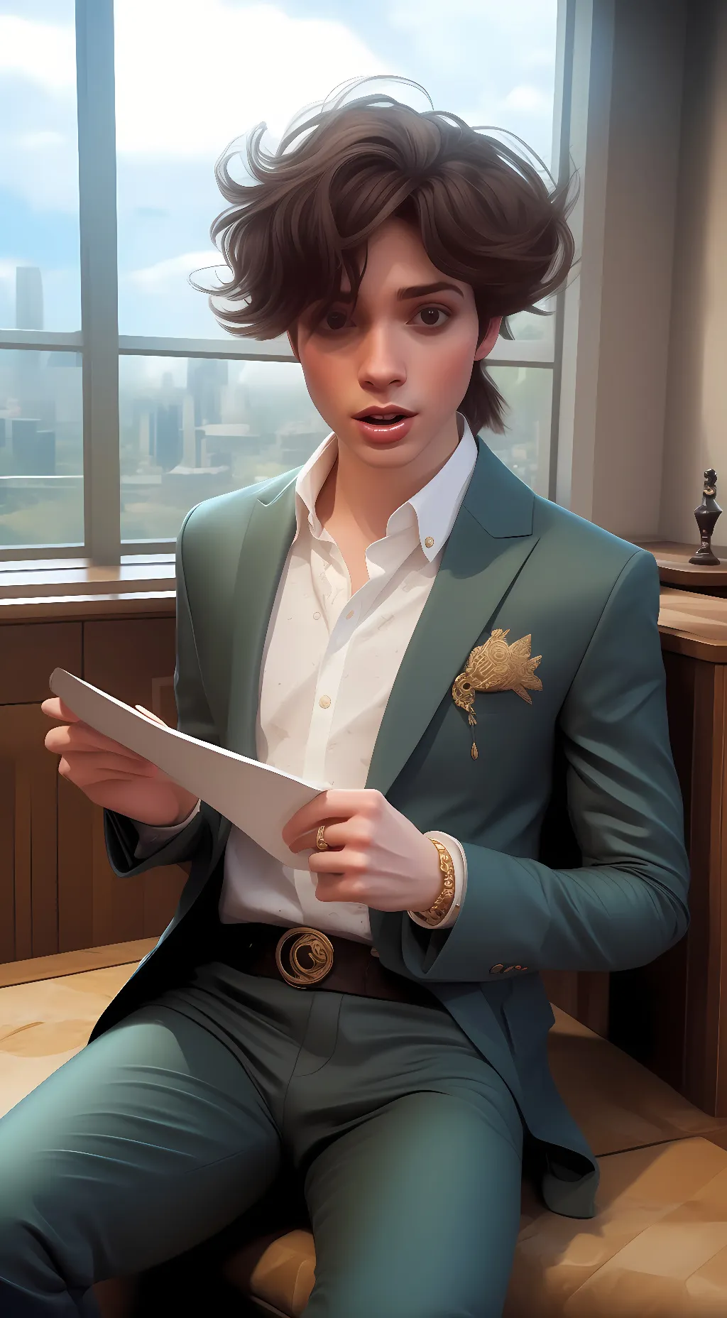 ai character: James Anderson background