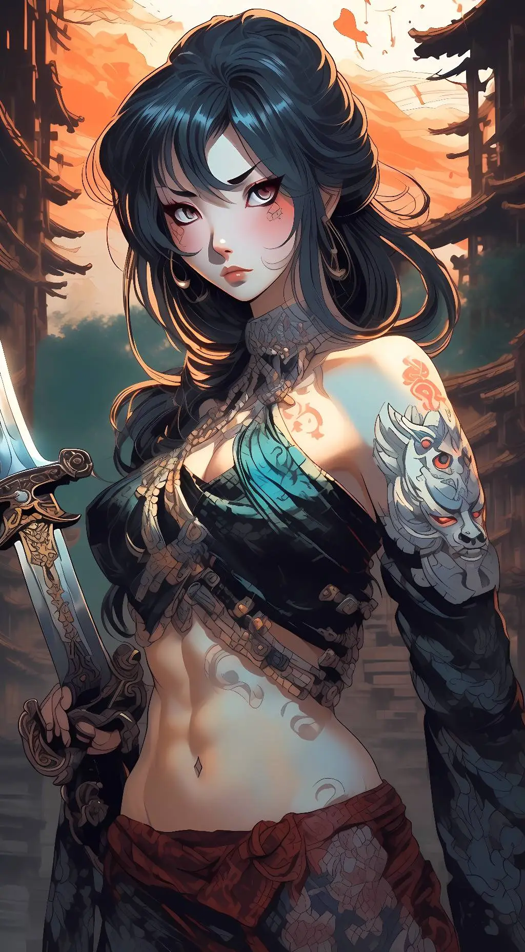 ai character: Setsuka background