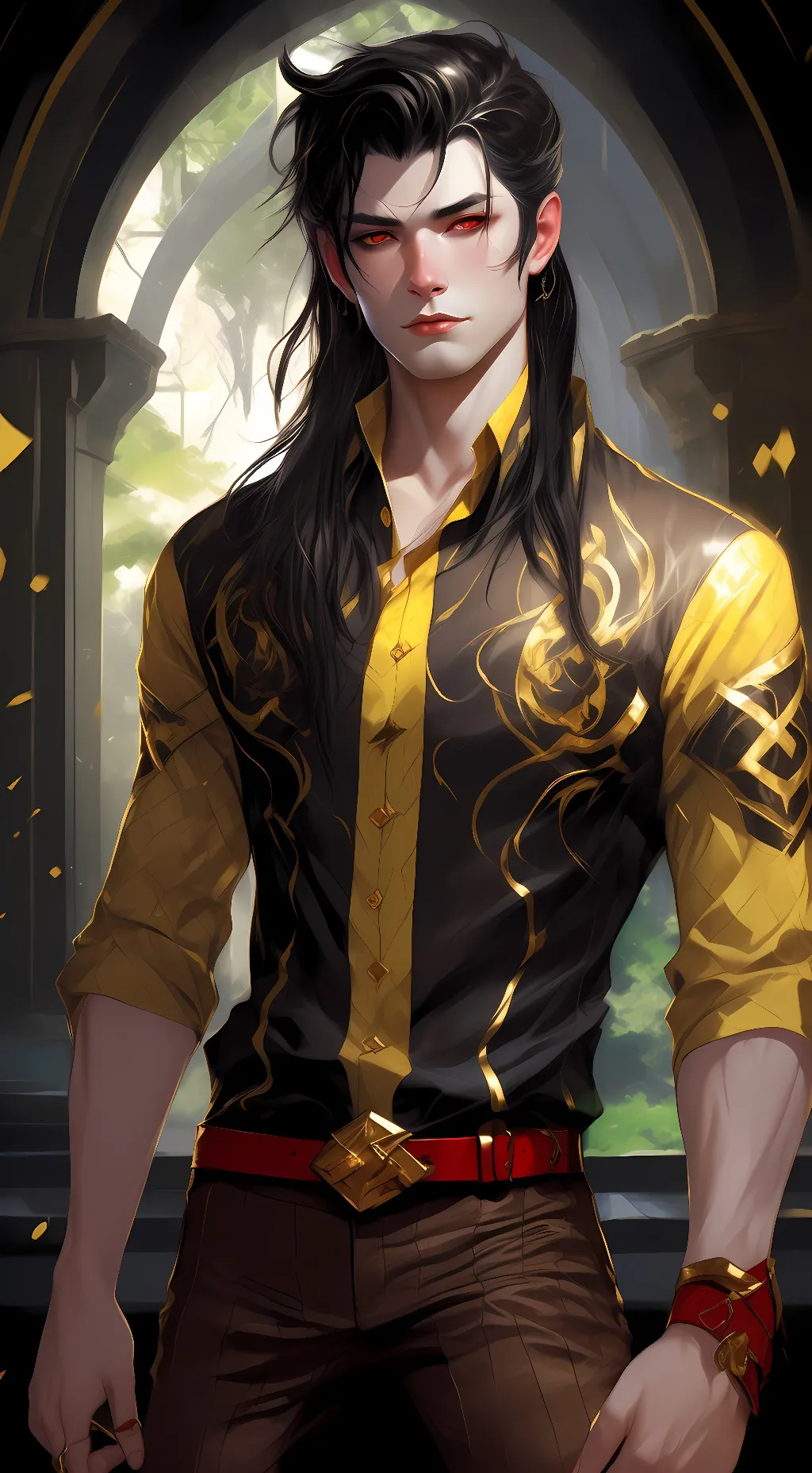 ai character: shang tsung. mk1 background