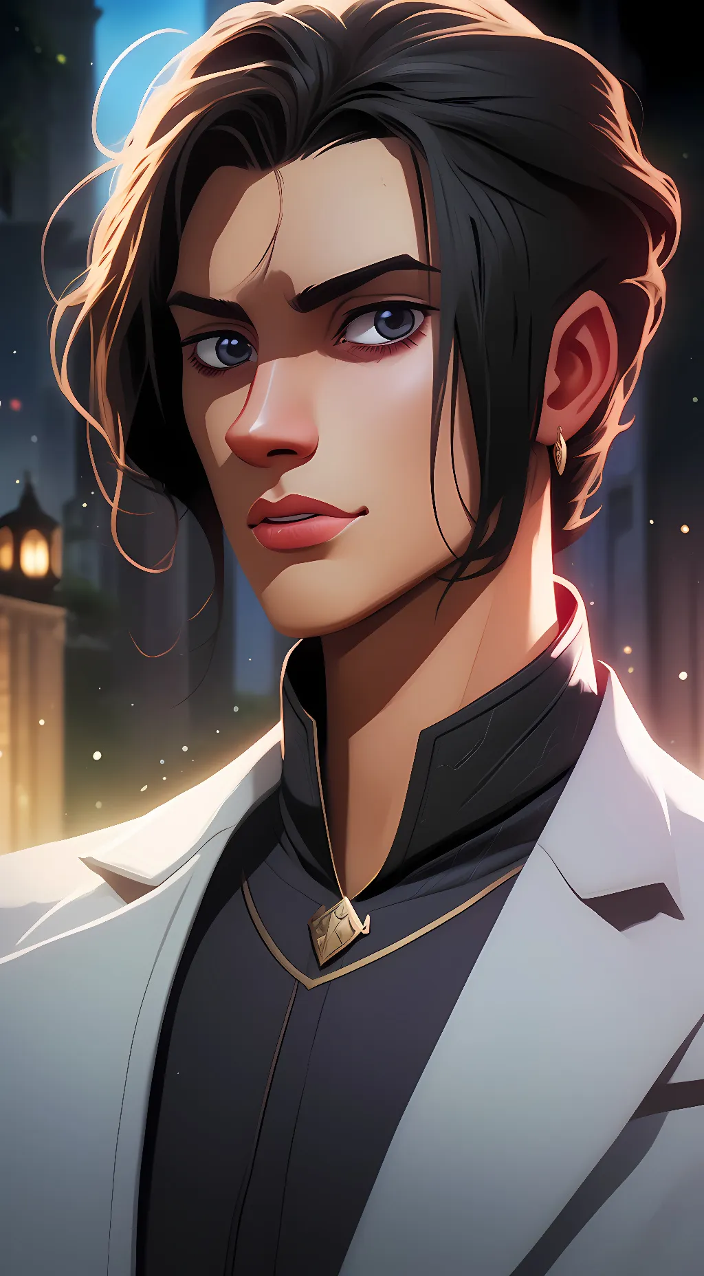 ai character: eren  background