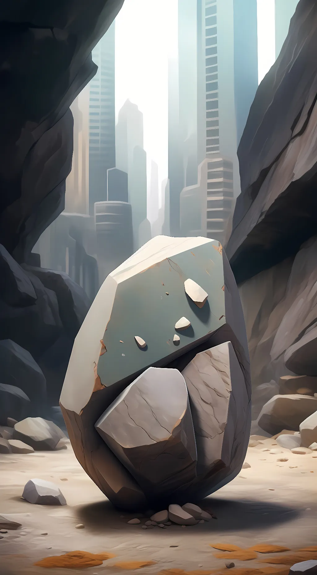 ai character: Rock background