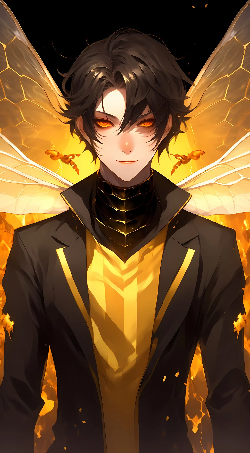 ai character: King wasp  background