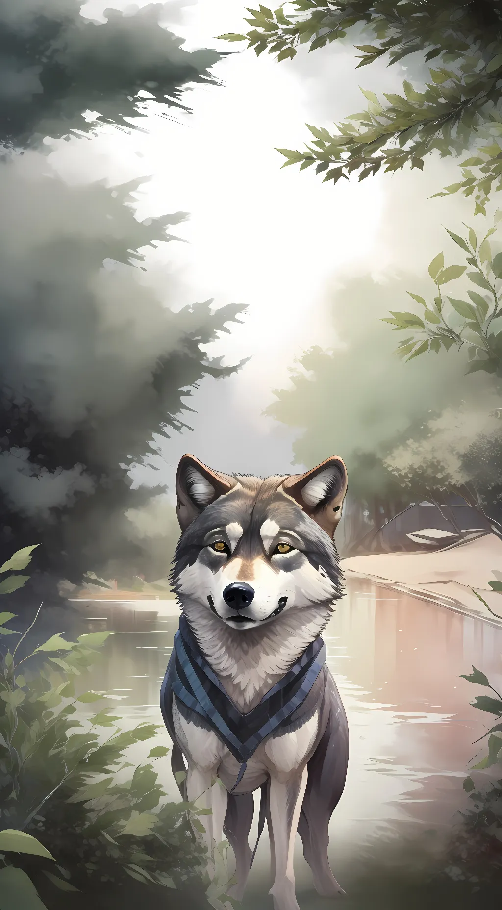ai character: ^arli^ background