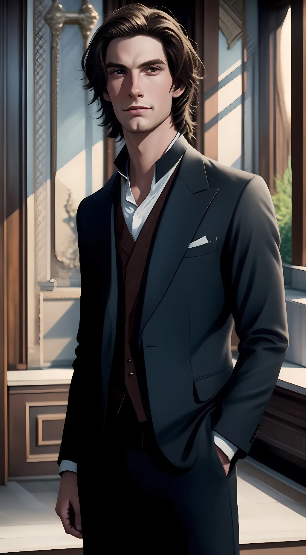 ai character: Sirius Black background