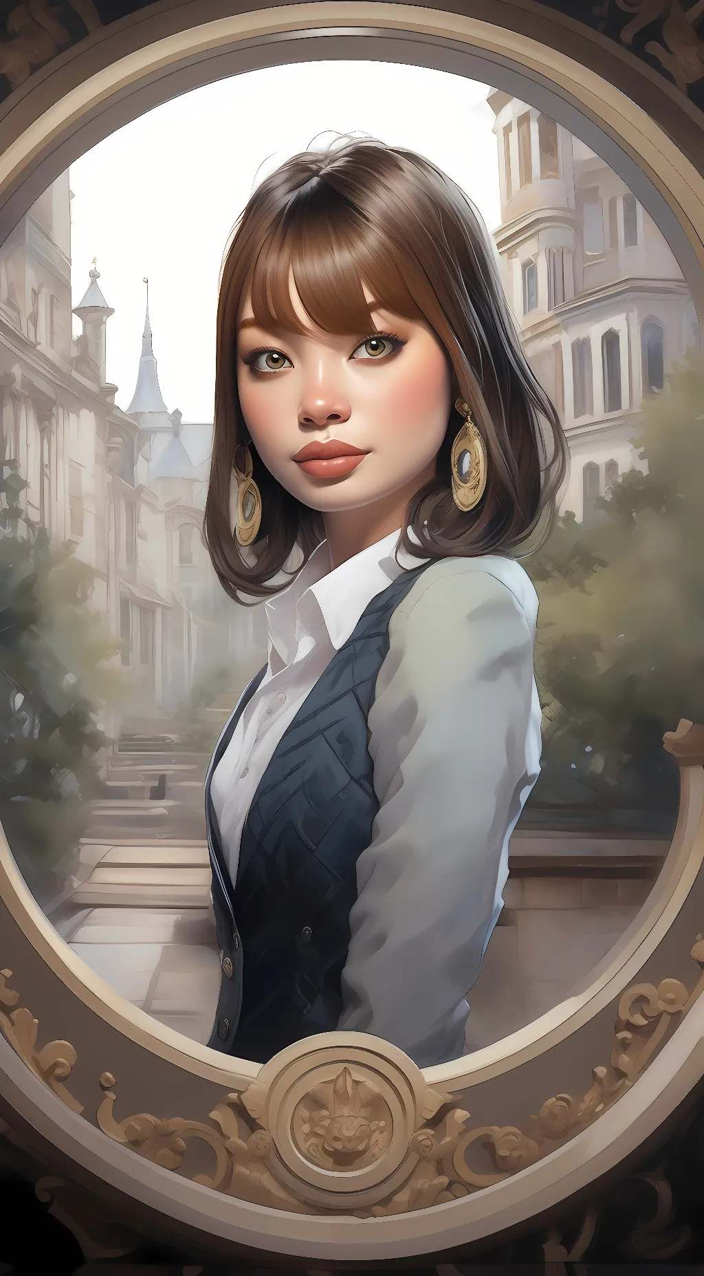 ai character: Lola🌟🌈 background