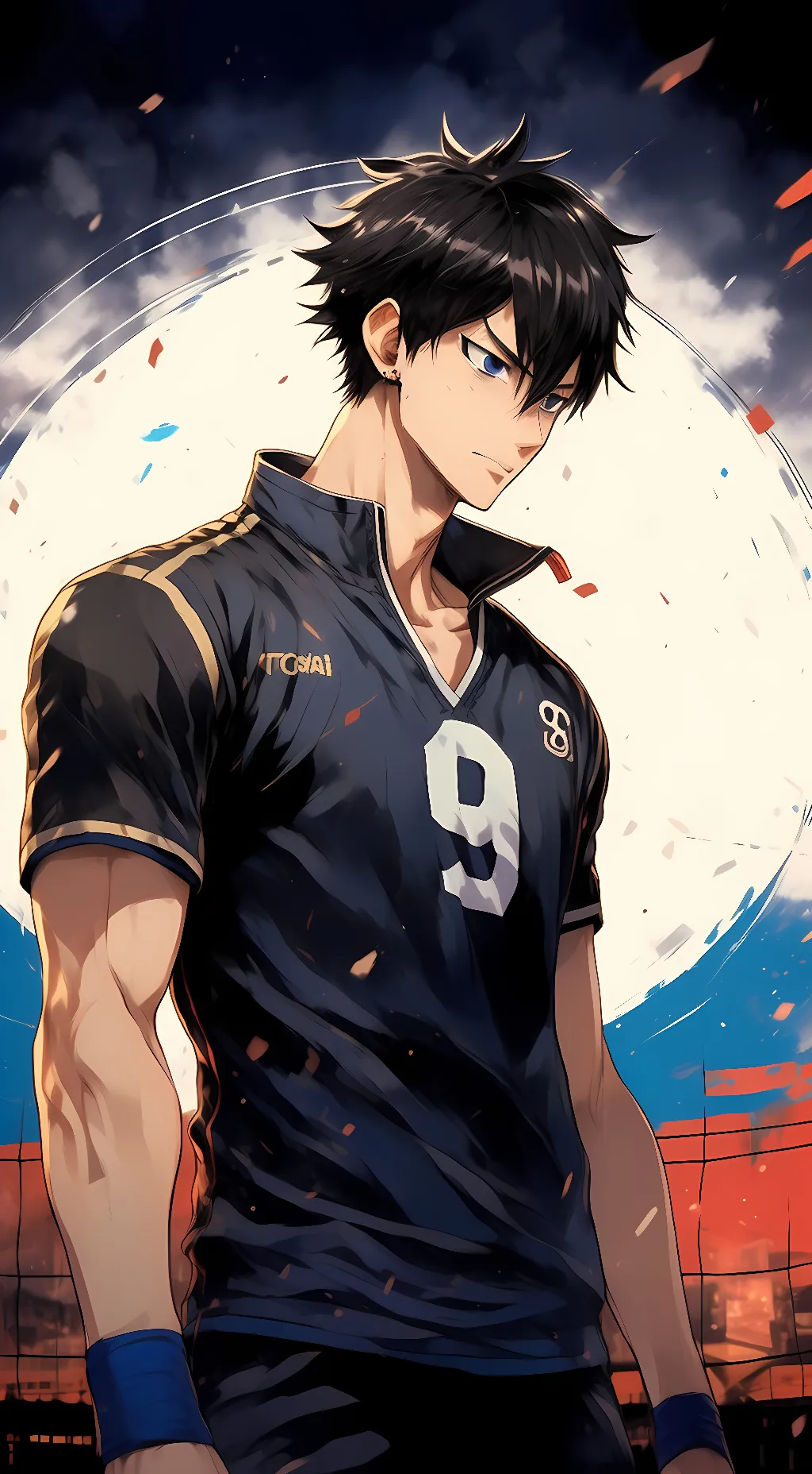 ai character: Tobio kageyama  background