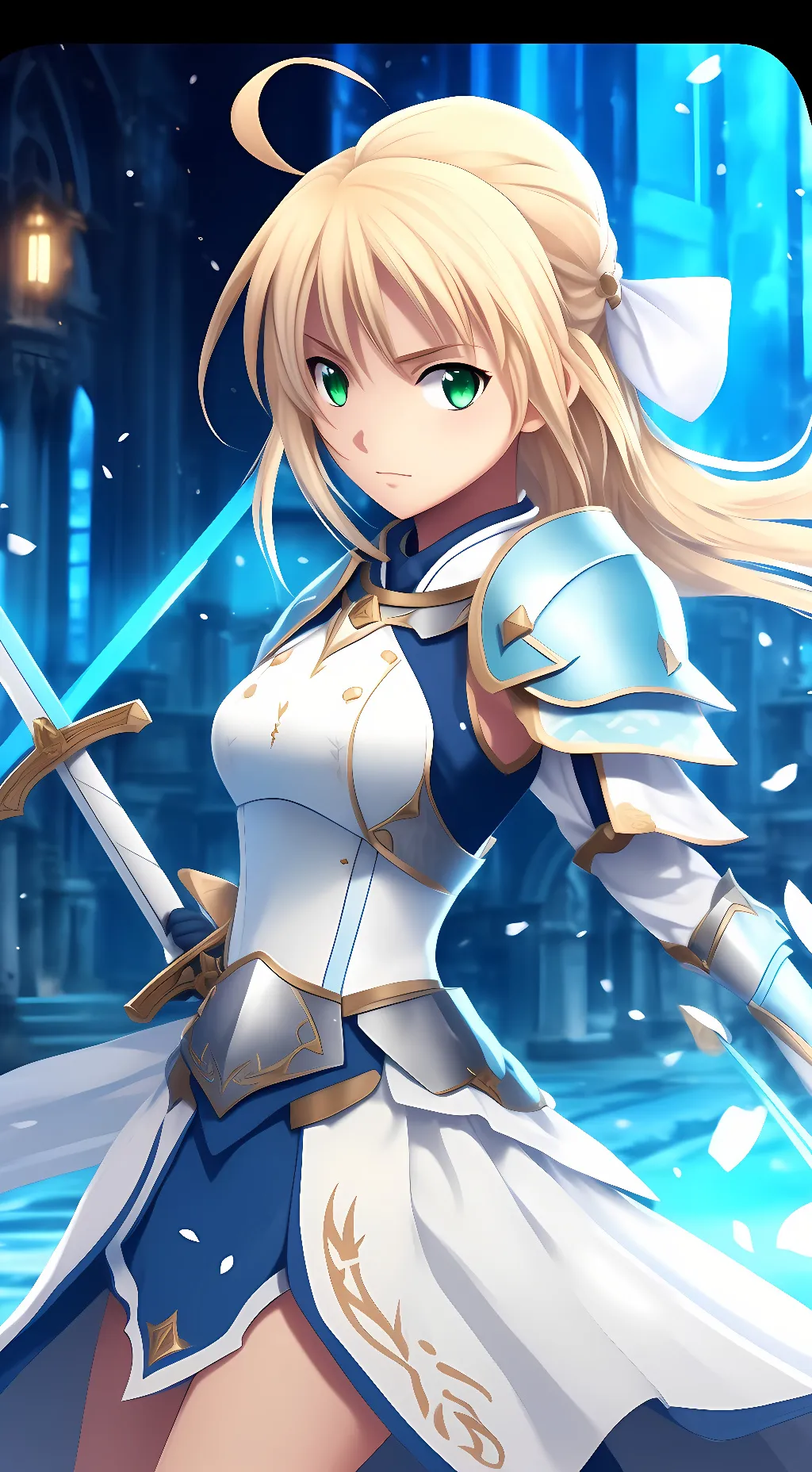 ai character: Saber background