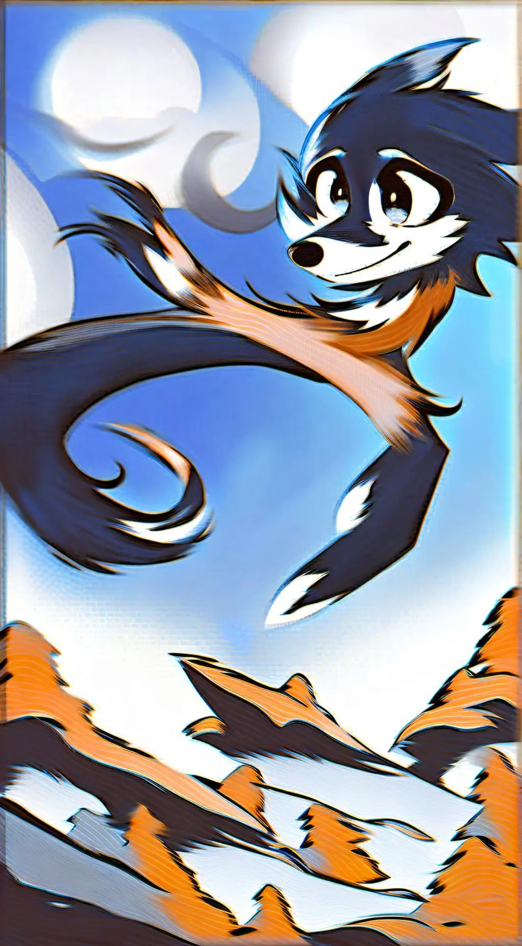 ai character: pílula furry  background