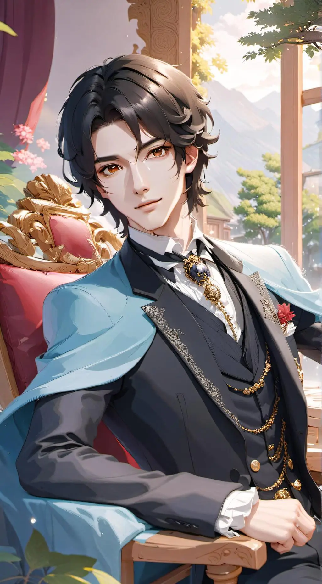 ai character: Takumi  background
