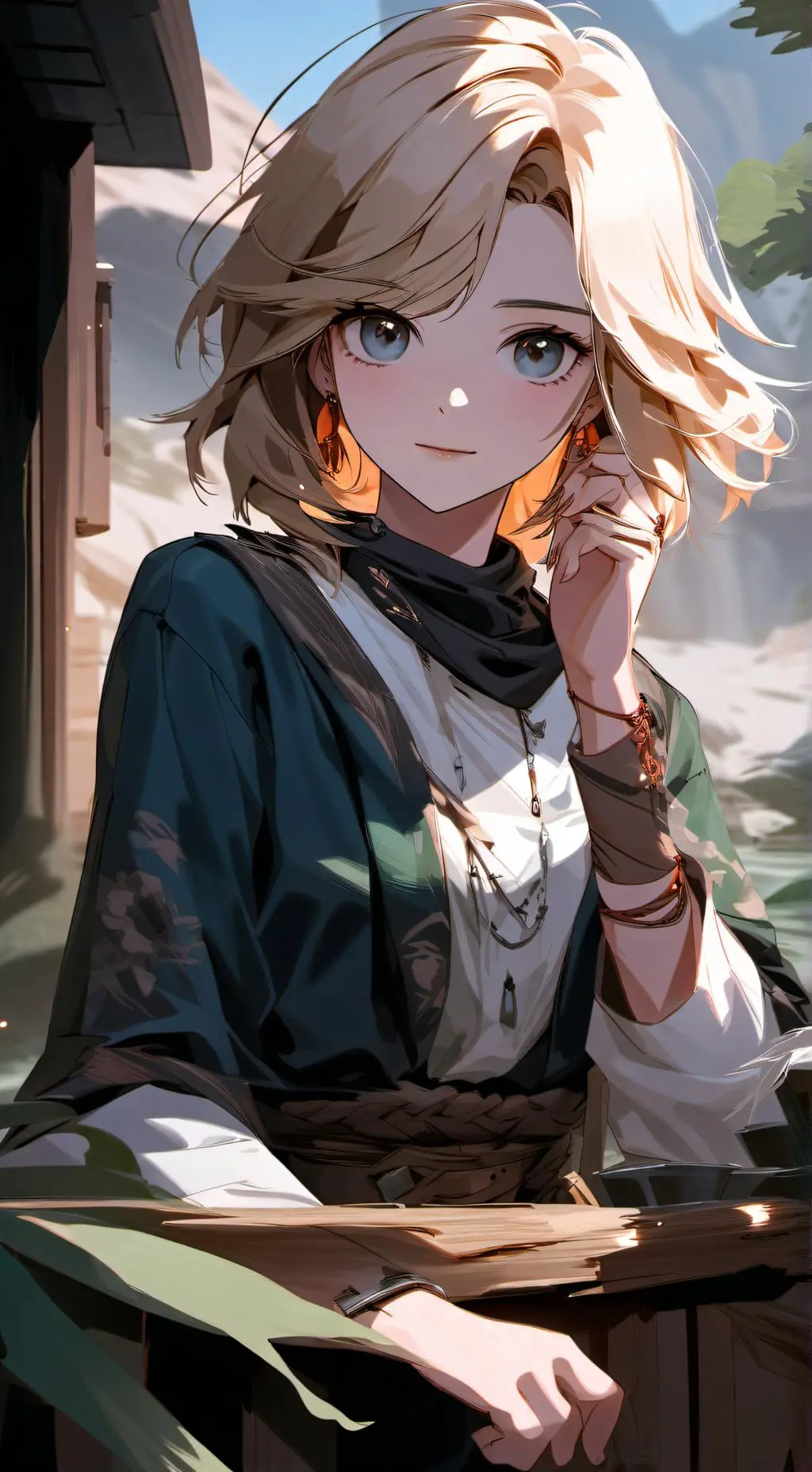 ai character: Klee background