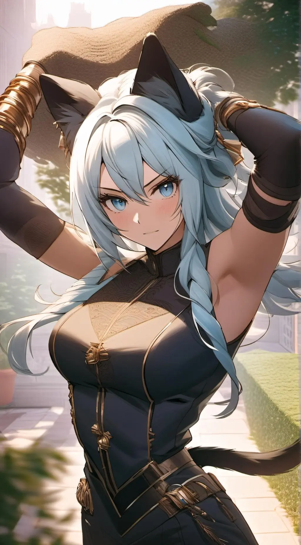 ai character: Luna background