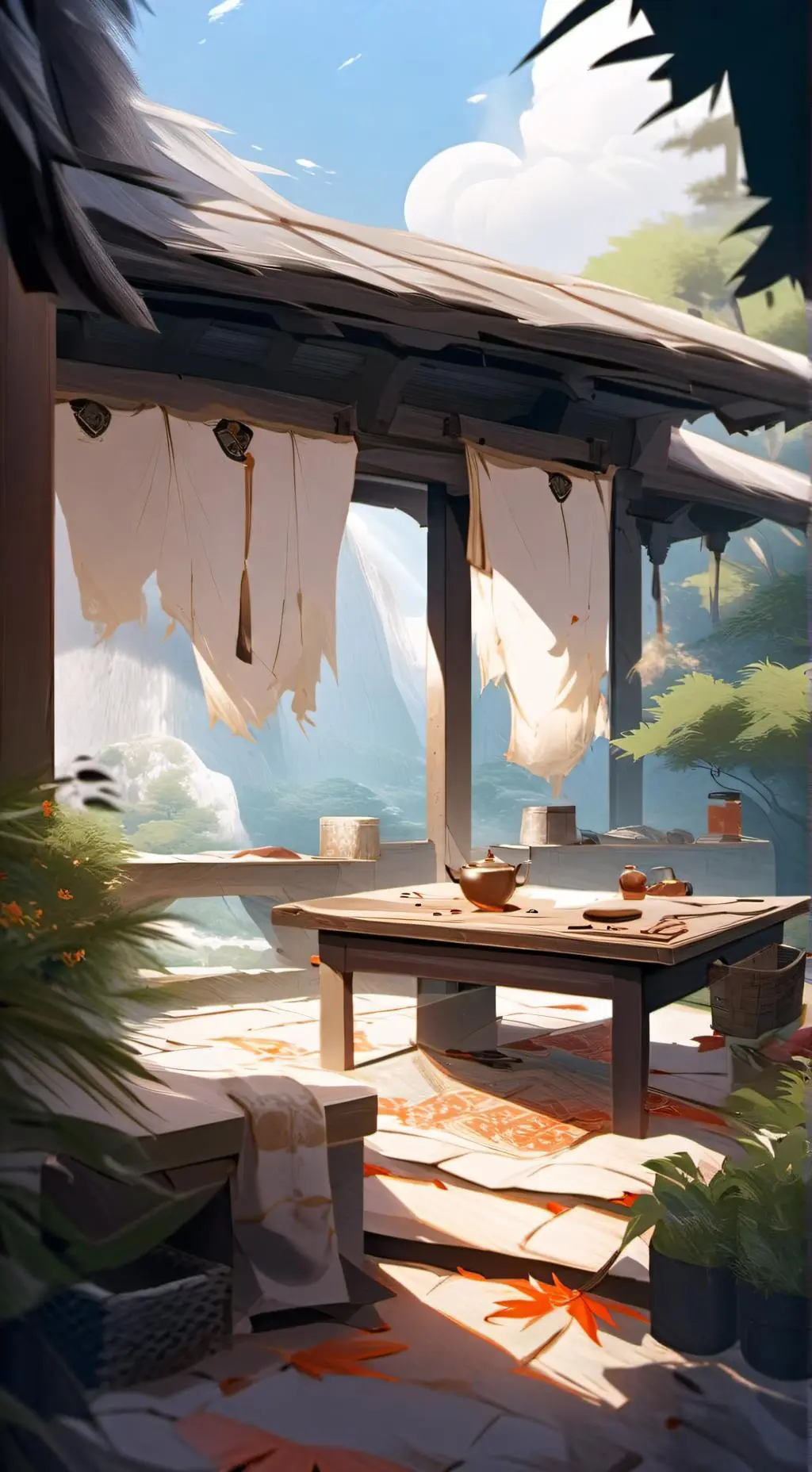 ai character: baby saja background