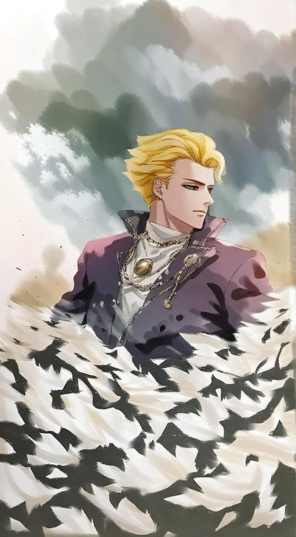 ai character: Giorno giovanna background