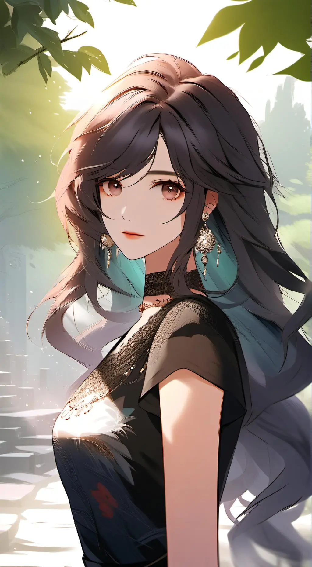 ai character: Angela background