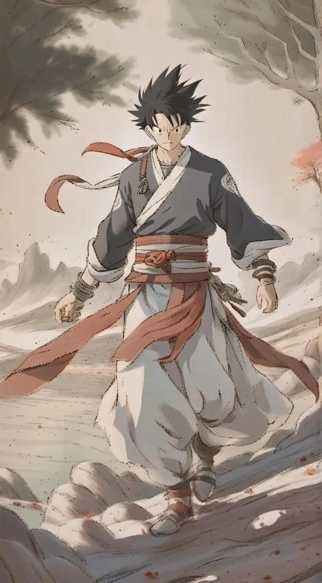 ai character: DBZ (YOUR STORY) background