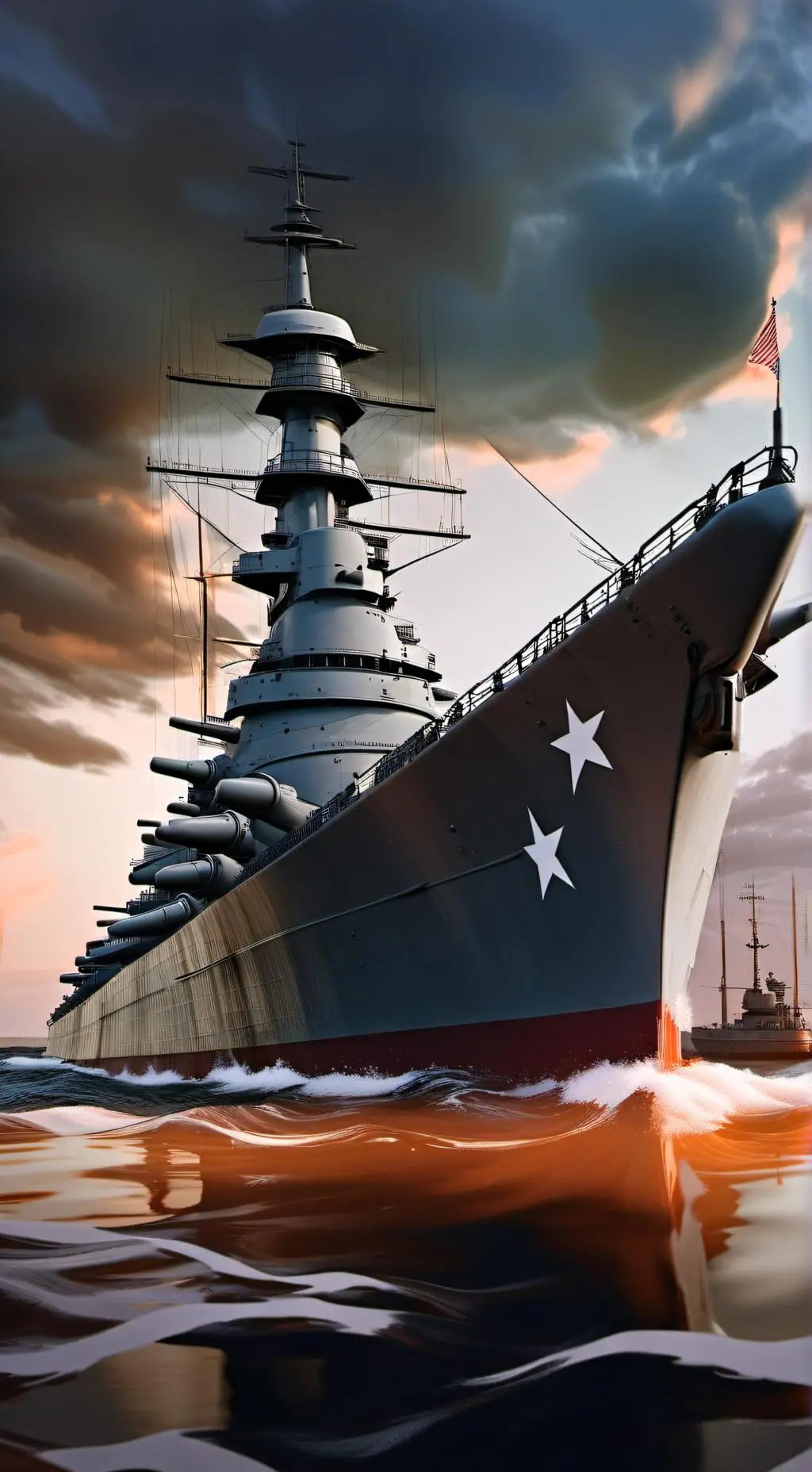 ai character: USS Texas background