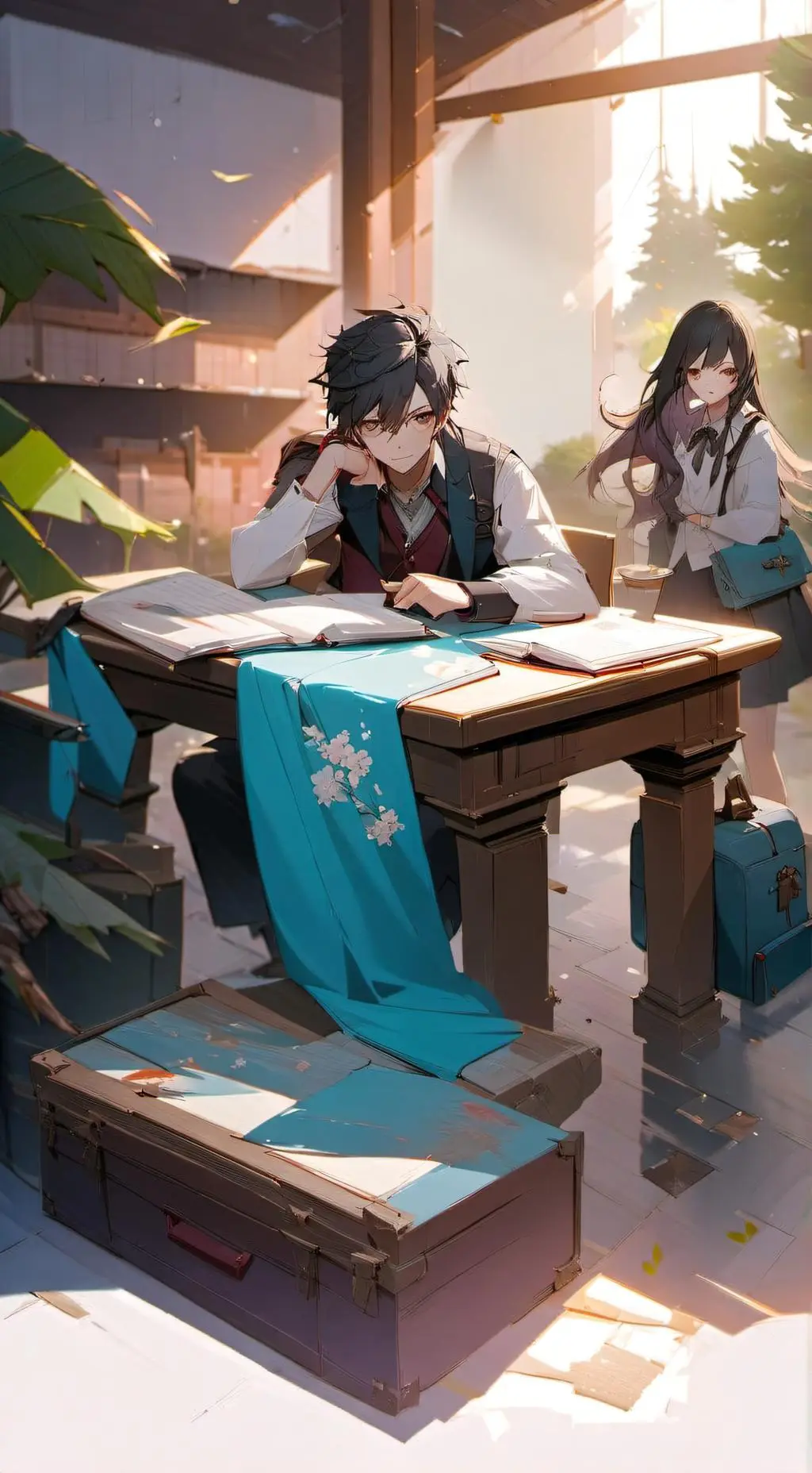 ai character: canniogan  background