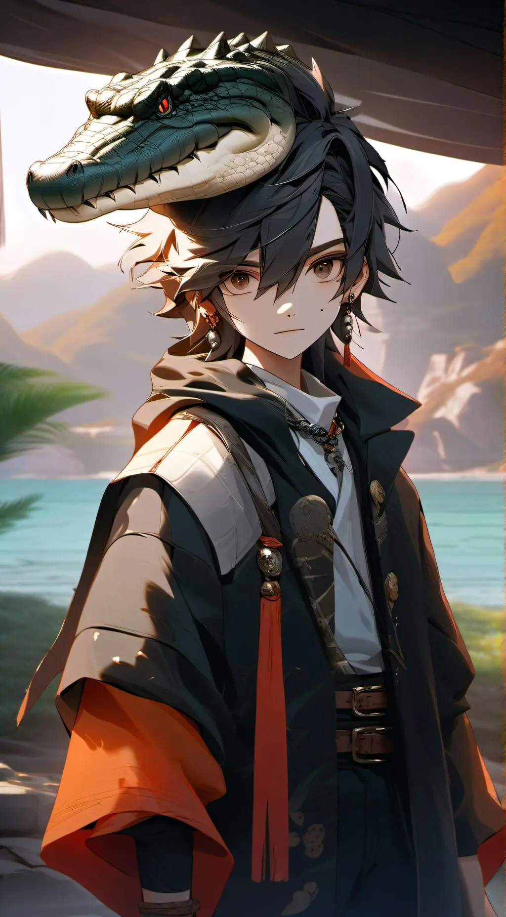 ai character: Vin background