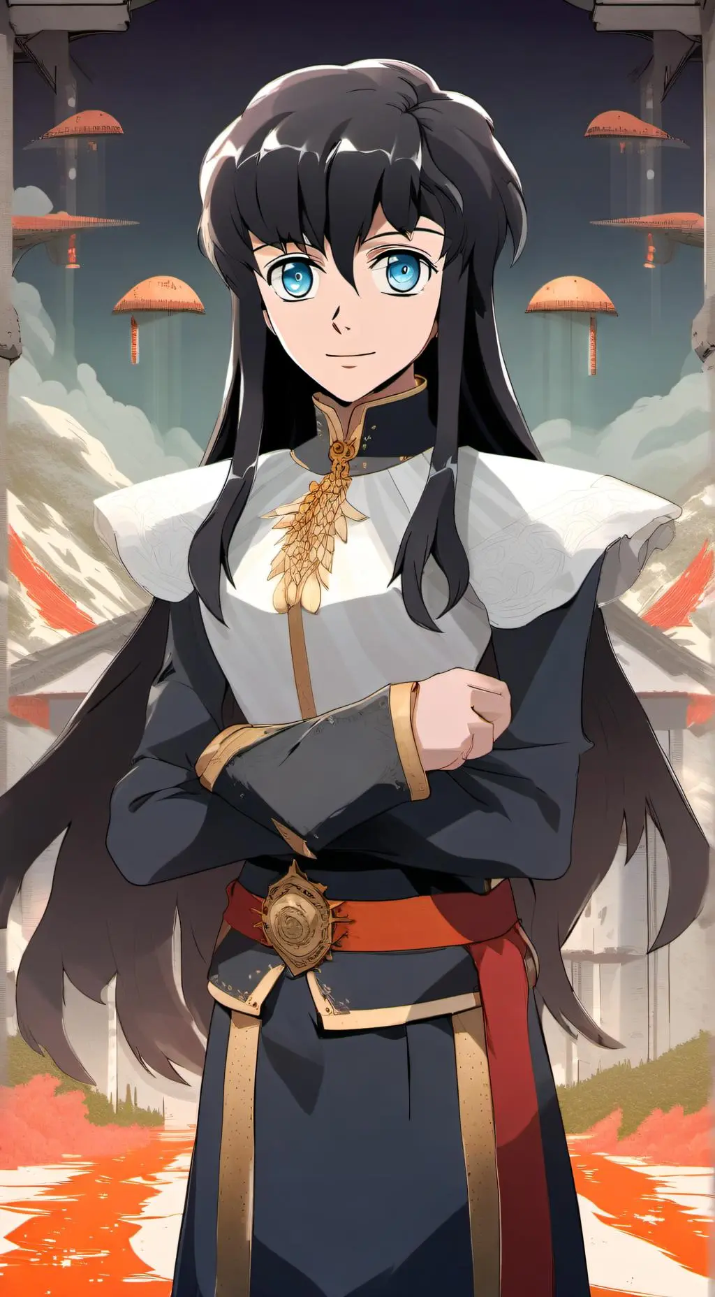 ai character: Muichiro Tokito background