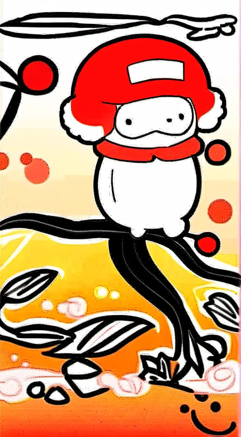 ai character: 🍕Pizzaburger 🍔 background