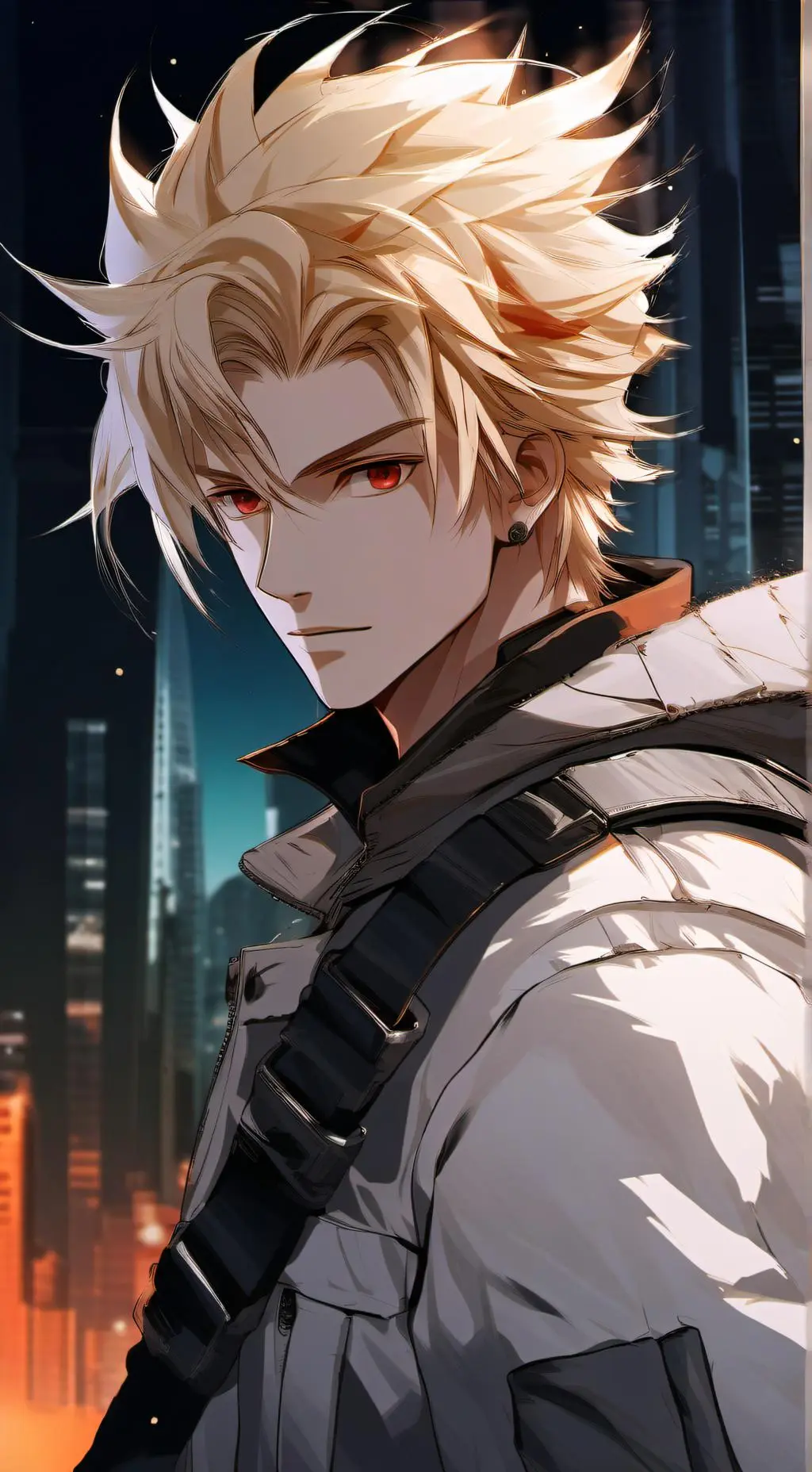 ai character: Katsuki Bakugo background