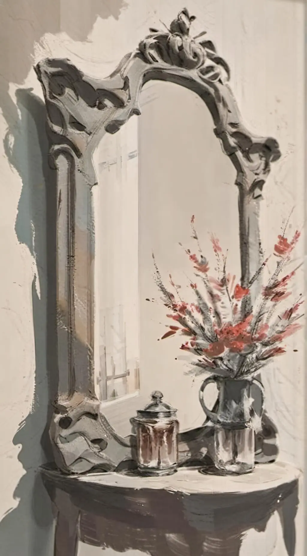 ai character: glisten background