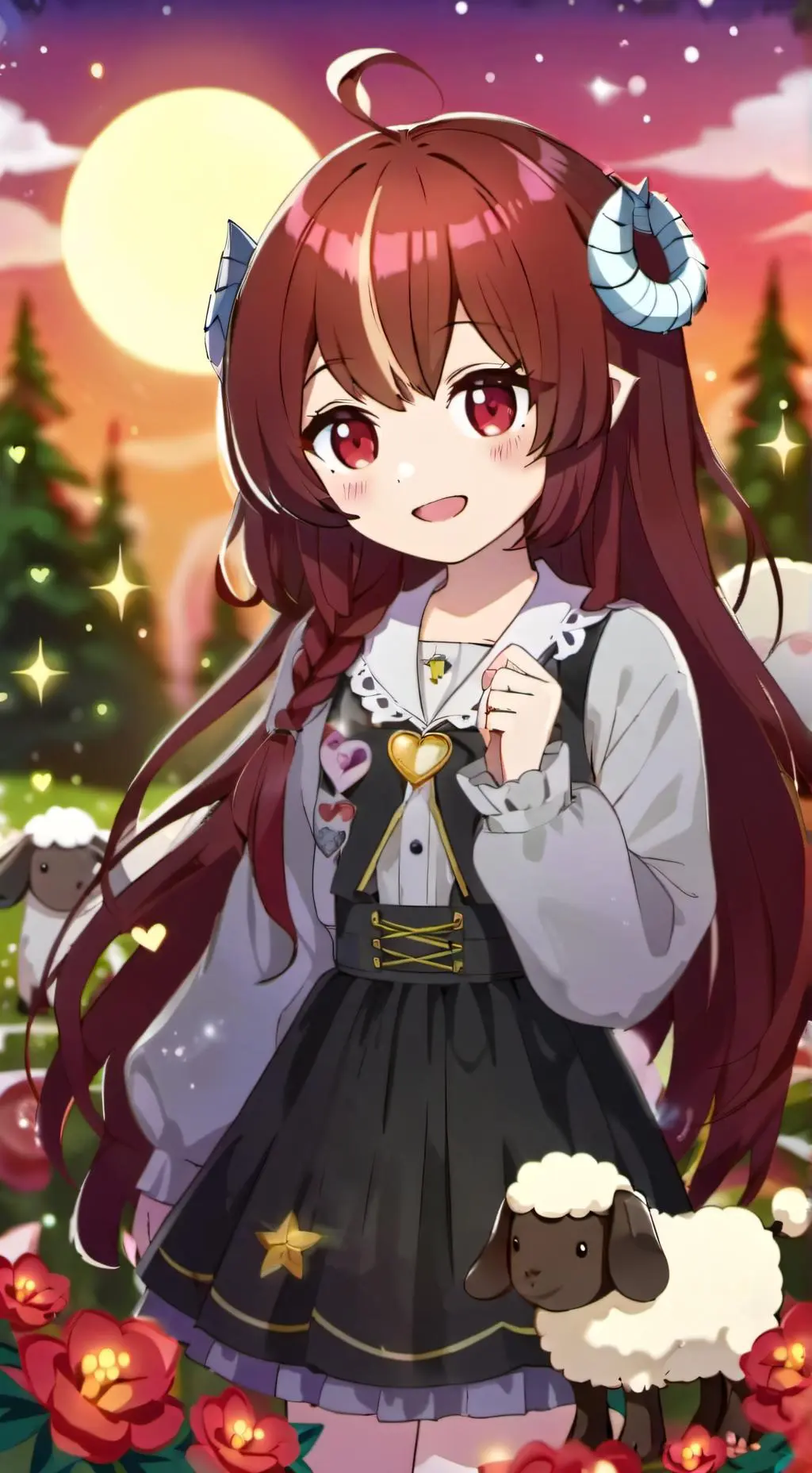 ai character: sunny background