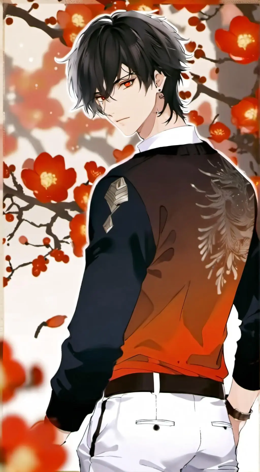 ai character: Ash  background