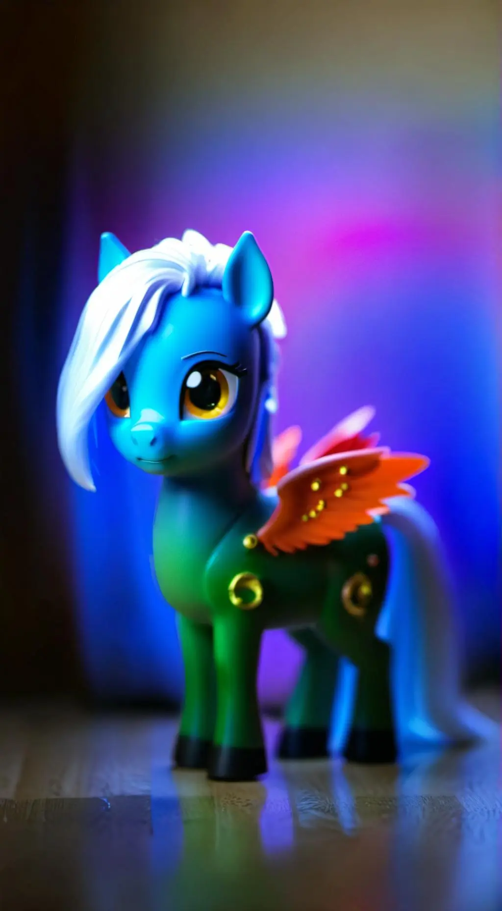 ai character: Cozy glow  background