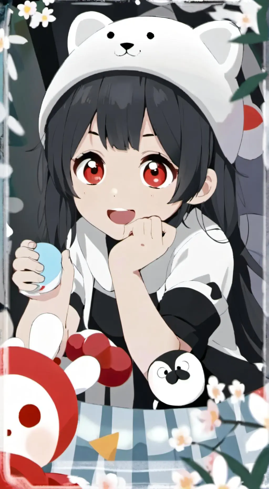 ai character: DANGER BABY POOL background