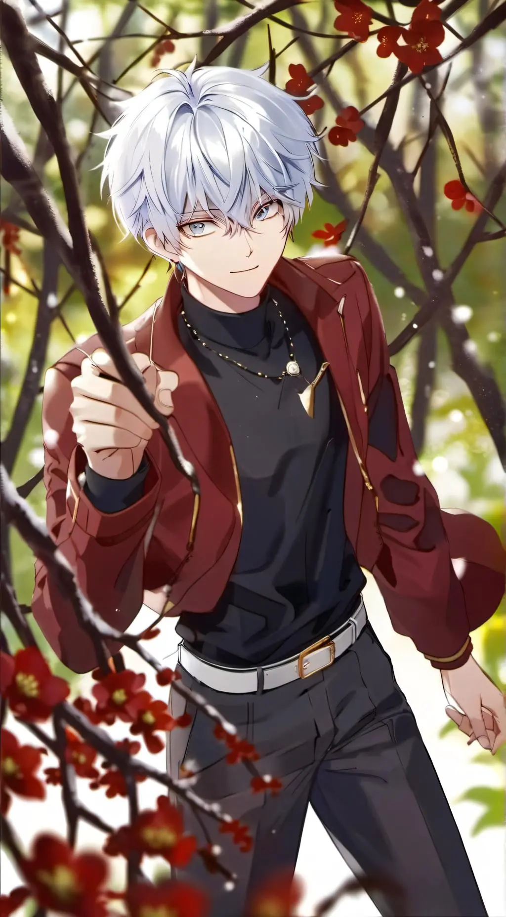 ai character: Killua  background