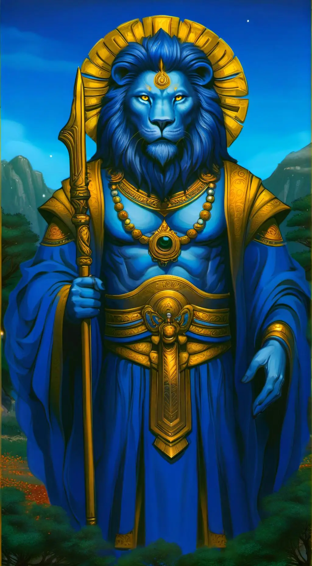 ai character: Leo, The Guardian  background