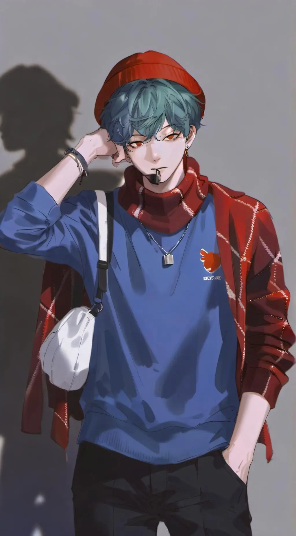 ai character: baby saja "your bf background