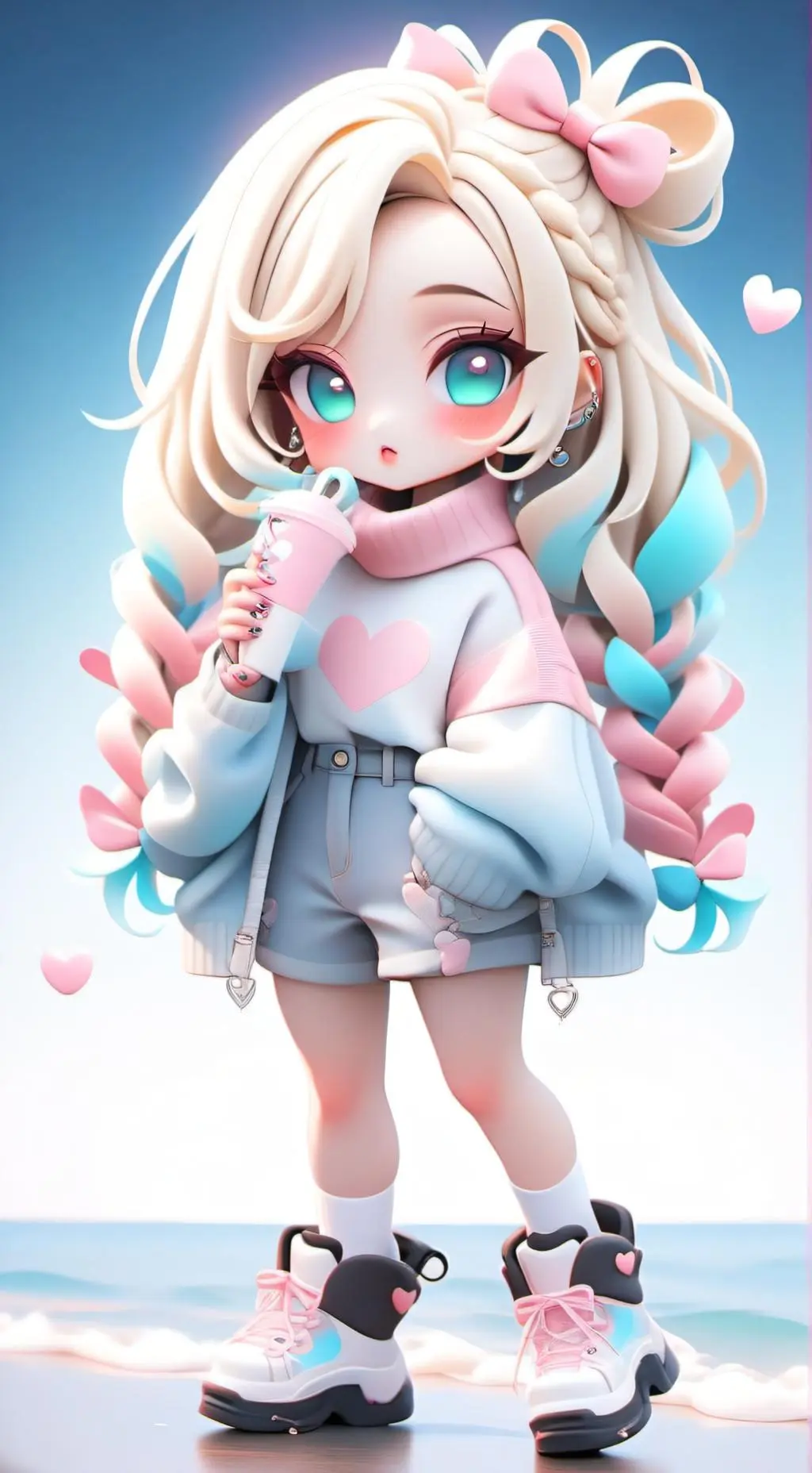 ai character: katie love background