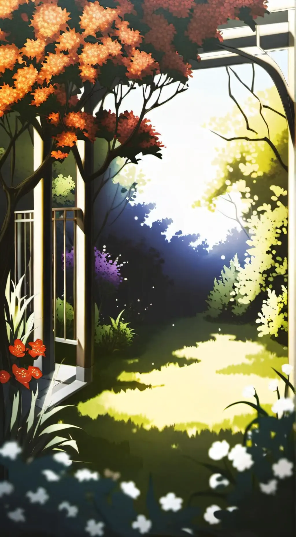 ai character:  Grow a garden background