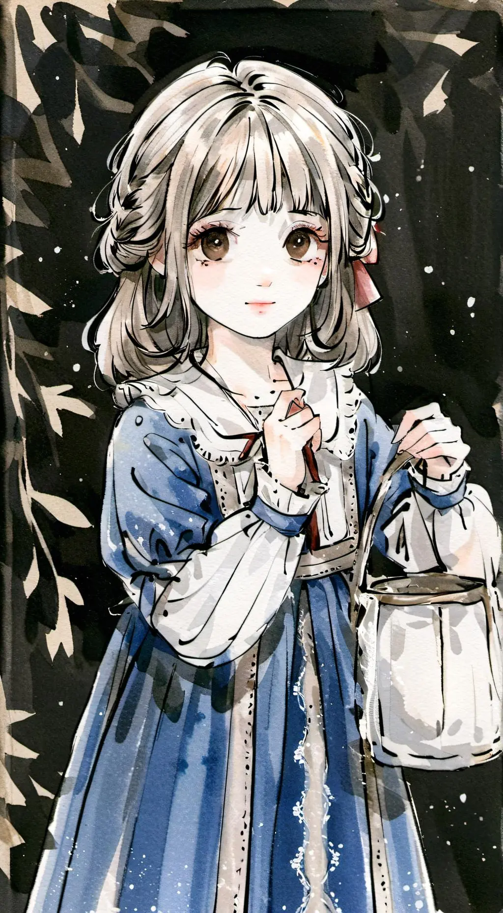 ai character: Luna background