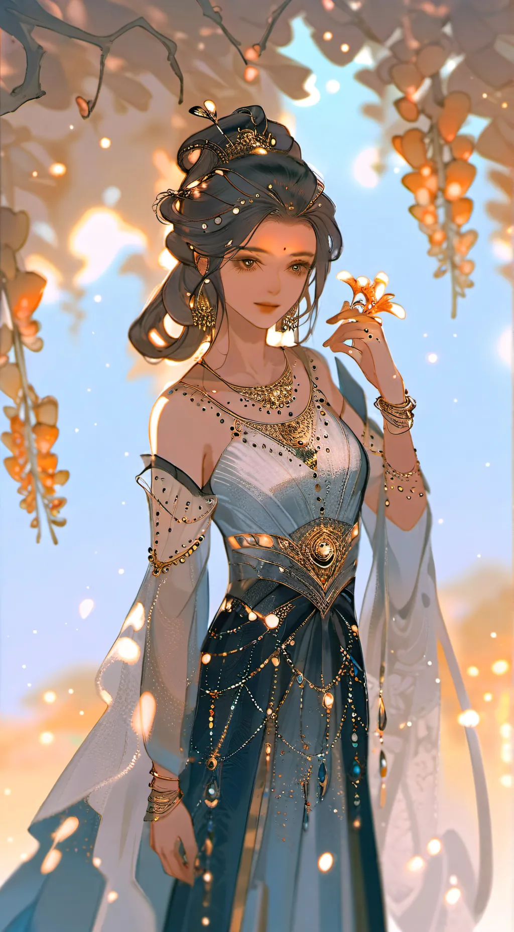 ai character: Cambria background